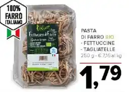 Todis Fettuccine di Farro Bio offerta