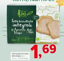 Todis Fette biscottate integrali bio offerta