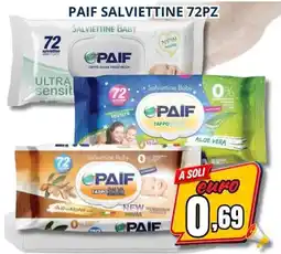 A Casa Mia Salviettine Baby PAIF offerta
