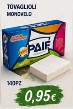 A Casa Mia Tovaglioli monovelvo Paif offerta