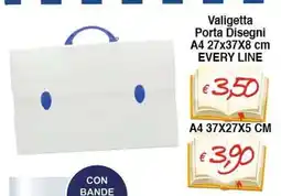 Bernava Valigetta Porta Disegni EVERY LINE offerta