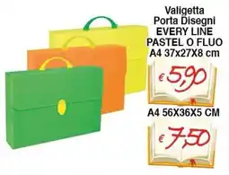 Bernava Valigetta Porta Disegni EVERY LINE offerta