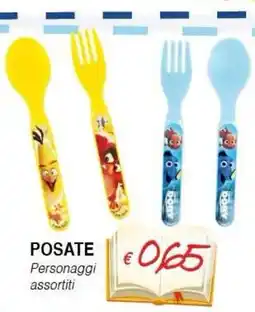 Bernava Posate Personaggi assortiti offerta