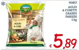 Zona Aglio a cubetti grandi panieri offerta