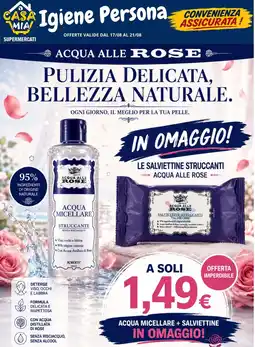 A Casa Mia Acqua alle Rose Acqua Micellare offerta