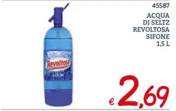 Zona Acqua di Seltz Revoltosa sifone offerta