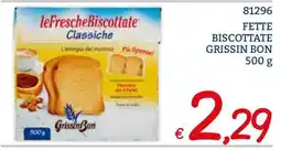 Zona Fette biscottate classiche GrissinBon offerta