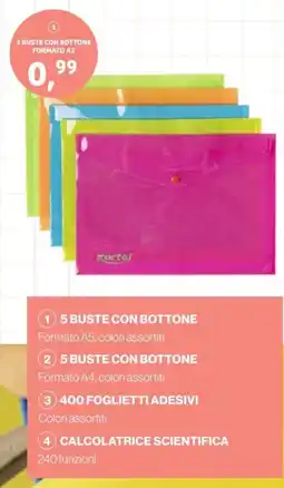 In'S Mercato Buste con bottone offerta