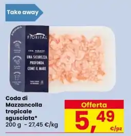 Despar Coda di Mazzancolla tropicale sgusciata* offerta