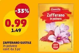 PENNY Zafferano Gustile in polvere offerta