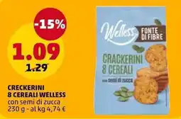 PENNY Crackerini 8 Cereali Welless offerta