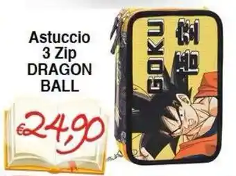 Astuccio 3 Zip Dragon Ball