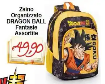 Zaino Organizzato Dragon Ball