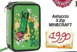 Bernava Astuccio 3 Zip MINECRAFT offerta