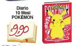 Bernava Diario 10 Mesi POKEMON offerta