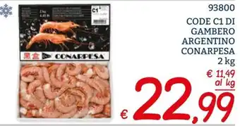 Zona Gambero argentino Conarpesa offerta