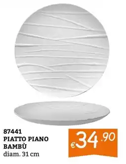 Zona Piatto piano bambù offerta