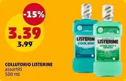 PENNY Collutorio Listerine assortiti offerta