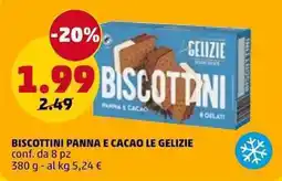 PENNY Biscottini panna e cacao le gelizie offerta