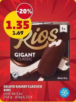 PENNY Gelato Gigant Classico Rios offerta
