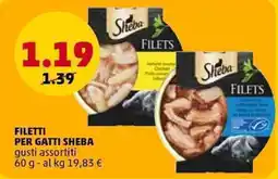 PENNY Filetti per gatti Sheba offerta