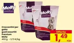 Eurospar Croccantini per gatto gusti assortiti Molly premium offerta