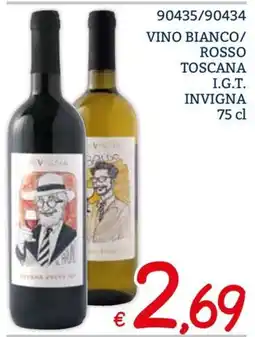 Zona Vino bianco/rosso toscana I.G.T. invigna offerta