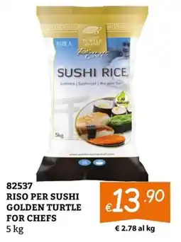 Zona Riso per sushi Golden Turtle for Chefs offerta