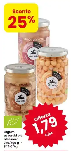 Despar Legumi assortiti bio alce nero offerta
