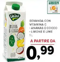 Todis Canaria ananas e cocco offerta