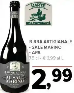 Todis L'arte delle specialità birra artigianale al sale marino offerta