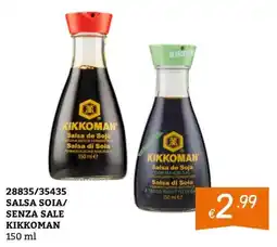 Zona Salsa soia senza sale Kikkoman offerta
