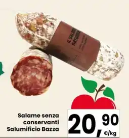 Despar Salame senza conservanti Salumificio Bazza offerta