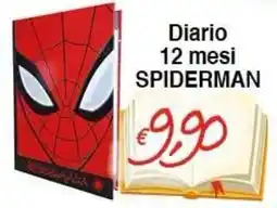 Bernava Diario 12 mesi SPIDERMAN offerta