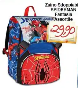 Bernava Zaino Sdoppiabile Spiderman offerta
