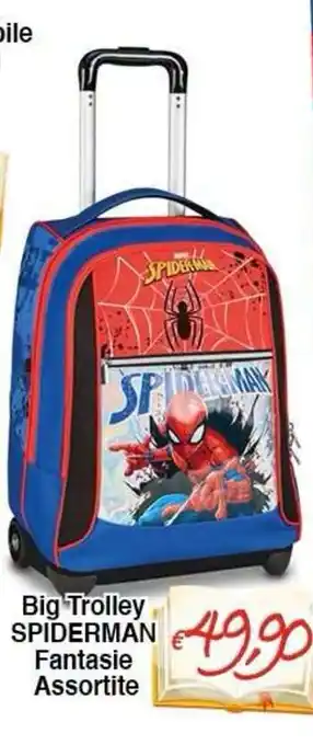 Big trolley spiderman fantasie assortite