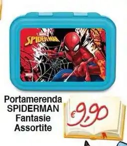 Bernava Portamerenda Spiderman offerta