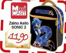 Bernava Zaino Asilo SONIC 2 offerta