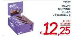 Zona Snack brownie Milka offerta
