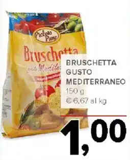 Todis Piccolo Pane Bruschetta gusto Mediterraneo offerta