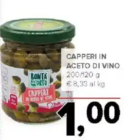 Todis Bonta del orto capperi in aceto di vino offerta