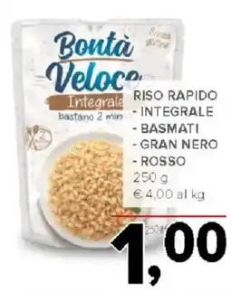 Todis Bontà Veloce Riso Rapido offerta