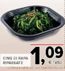 Todis Cime di rapa ripassate offerta