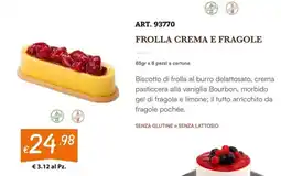 Zona Frolla crema e fragole offerta