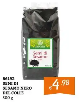Zona Semi di Sesamo nero Del Colle offerta