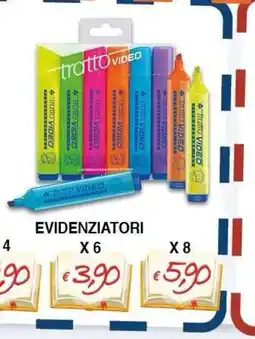 Bernava Evidenziatori Tratto Video offerta