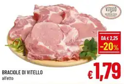 Famila Market Braciole di vitello offerta