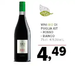 Todis Bio Organic Vitan Rosso Puglia offerta
