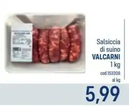 Talento Professional Store Salsiccia di suino Valcarni offerta