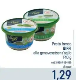 Talento Professional Store Pesto fresco BIFFI alla genovese/senz'aglio offerta